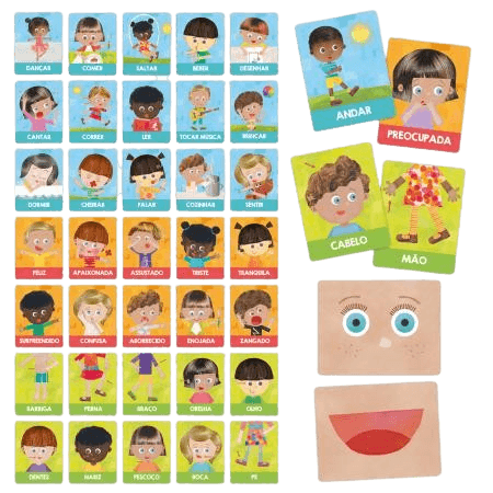 Flashcards Emotions and Actions - Montessori