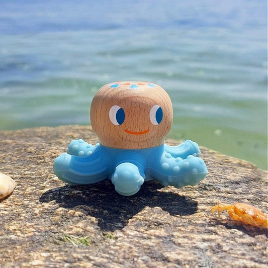 Babysquidi - OCTOPUS Wood and Silicone Teether