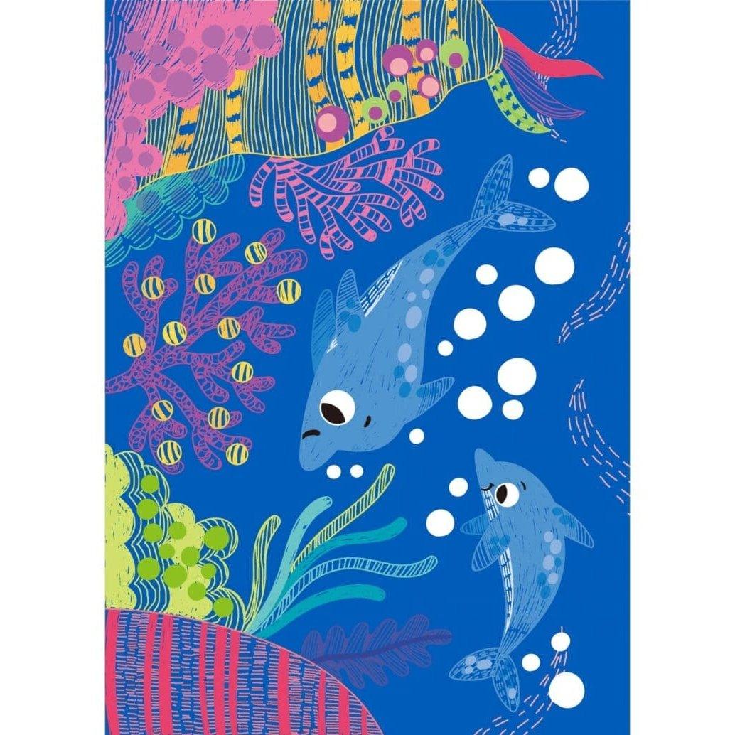 Scratch Book (A5) - Under Water