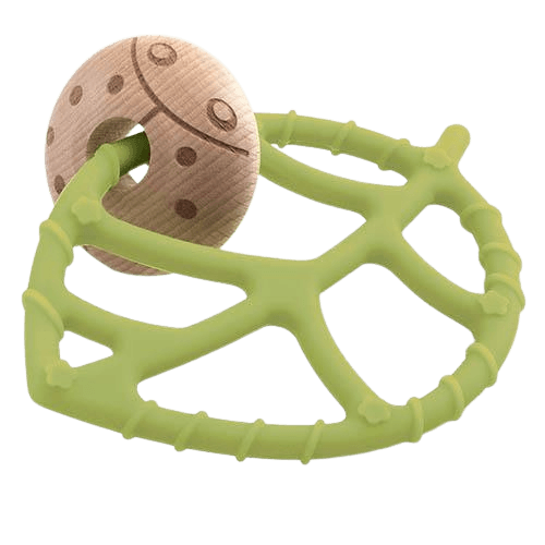 Babygreeni - Wooden and Silicone Teether