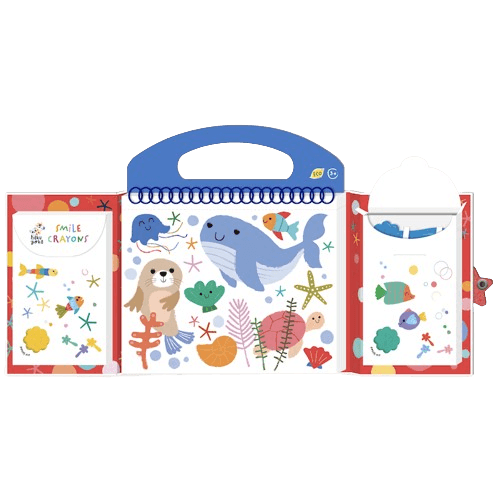 O meu Primeiro Kit de Colorir - Animais Marinhos