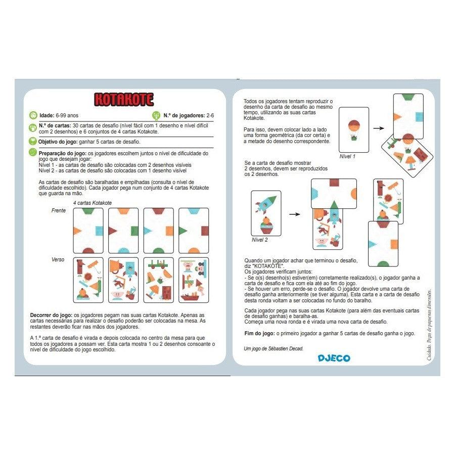 Kotakote - Observation and Speed Card Game