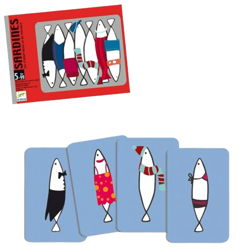 Sardines - Jogo de Cartas de Observação e Memória