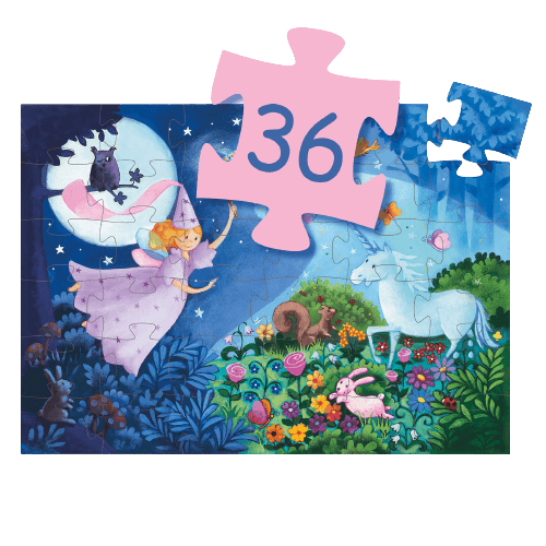 Puzzle, The Fairy and the Unicorn (36 PIECES)